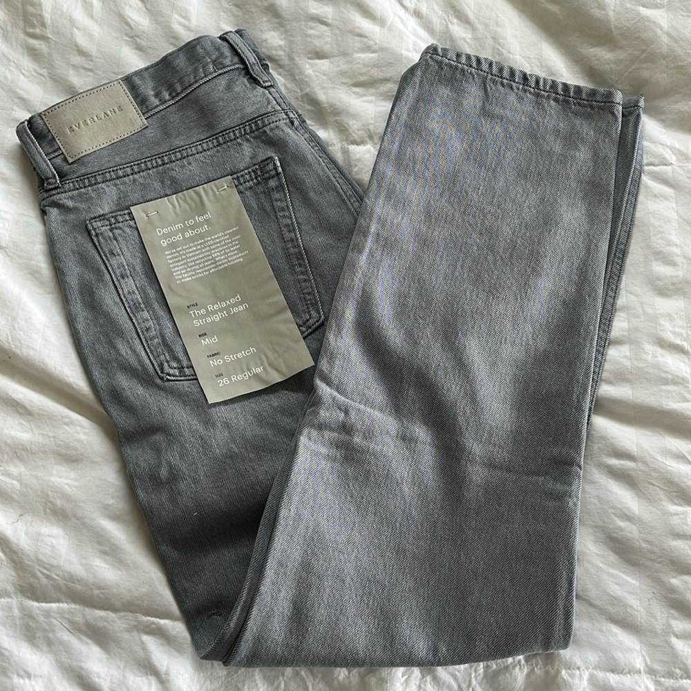BNWT Everlane relaxed straight Jean